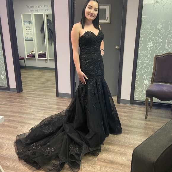 Black Lace Wedding Dress - Picture 7 of 7